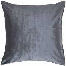 Homescapes Kissenbezug Samt 60 x 60 cm Grau