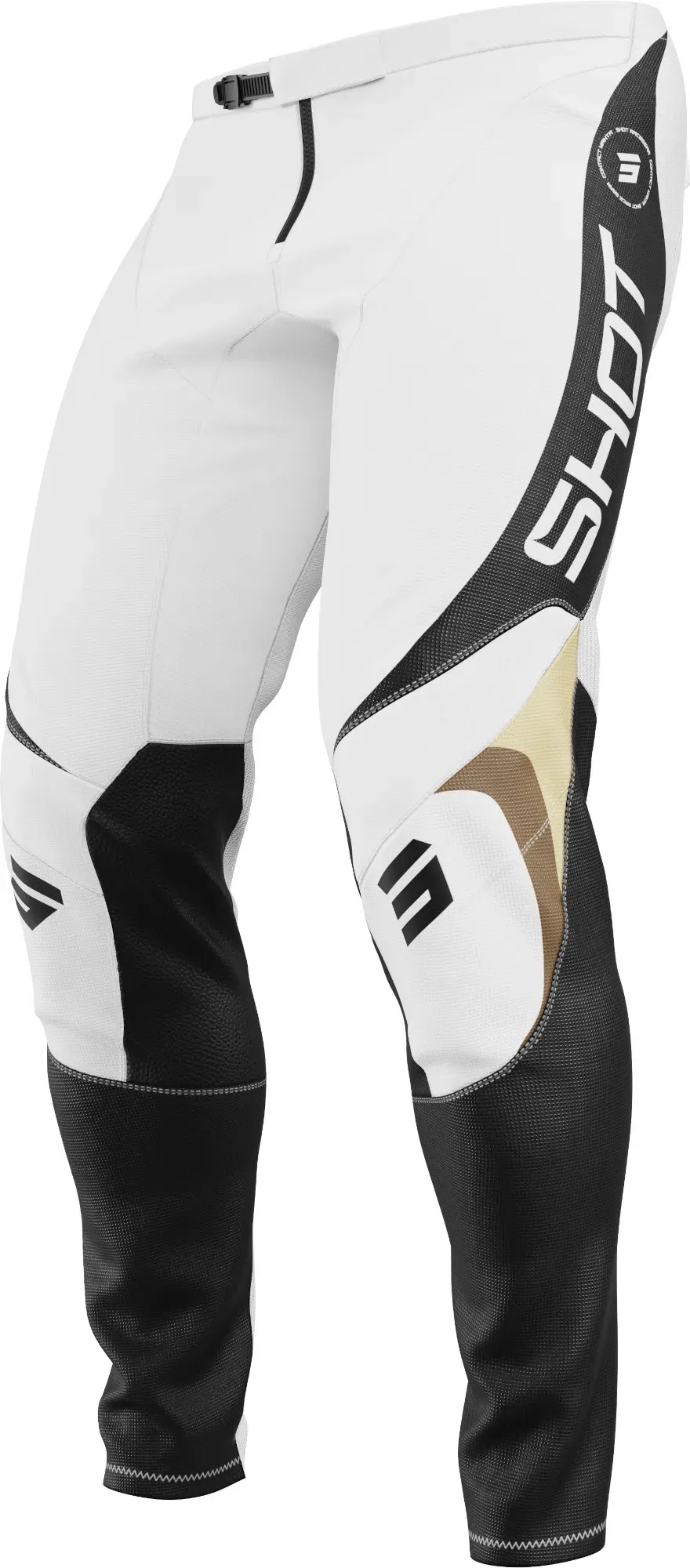 Shot Contact Manta Motorcross broek, wit, 34 Voorman