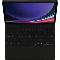 Samsung Book Cover Keyboard für Galaxy Tab S9 S9 FE, schwarz,