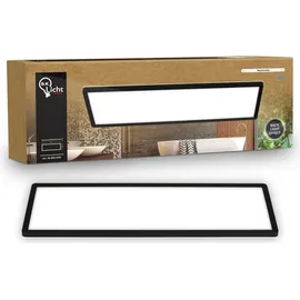 B.K.Licht LED Panel 1 58x20 cm eckig schwarz