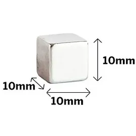 ALLboards Magnet silber, Metall 1,0 x 1,0 x 1,0 cm, 6 St.