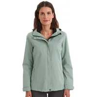 KILLTEC Funktionsjacke Damen Inkele - Damenjacke mit abzippbarer Kapuze - leichte Übergangsjacke - Frauen Outdoorjacke ist wasserdicht und atmungsaktiv, pistazie, 48