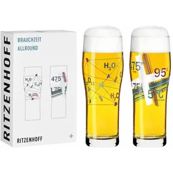 Ritzenhoff Brauchzeit Allroundglas 2er Set Illustration - A