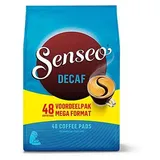 Senseo Kaffeepads Décafé / Entkoffeiniert, Reiches Aroma, Intensiv & Ausgewogen, Kaffee, neues Design, 6er Pack, 6 x 48 Pads