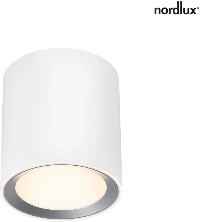 Nordlux LED Badleuchte LANDON LONG, 6,5W, 2700K, 600lm, dimmbar, IP44, weiß NORD-2110670101