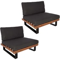 MCW MCW-H54 Loungesessel braun/dunkelgrau