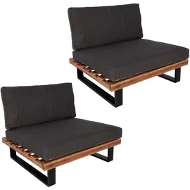 MCW MCW-H54 Loungesessel braun/dunkelgrau