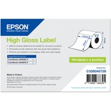 Epson - Hochglänzend - permanenter Acrylklebstoff - mikroporös - weiß - A4 (210 x 297 mm) 776 Etikett(en) (4 Rolle(n) x 194) gestanzte Etiketten