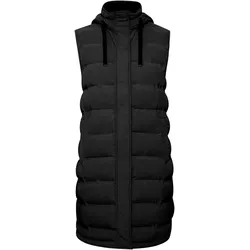 Steppweste FRANSA "Steppweste FRBafab", Damen, Gr. XL, schwarz, Obermaterial: 100% Polyester PES., casual, loose fit kniefrei, Westen, Ohne