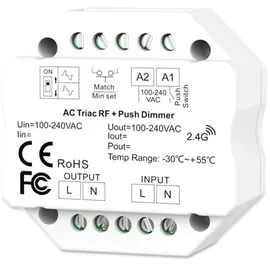 ISOLED Sys-Pro Universal-Push/Funk Mesh-Dimmer 230V, 360VA, Phasenan-/Abschnitt wählbar