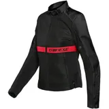 Dainese Ribelle Air Tex Damen Motorrad Textiljacke schwarz-rot, - 38