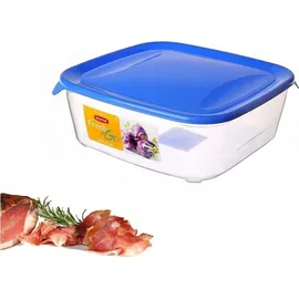 Curver Frischhaltedose quadratisch transparent/blau 0,25 l