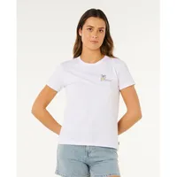 Rip Curl Tide Line Standard Tee Weiß XS