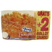 Foxy Bouquet Toilettenpapier, 6 Rollen Pfirsich