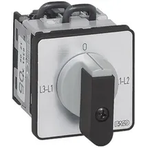 BACO NY31AQ1 Voltmeter Umschalter 16A 360° Grau, Schwarz 1St.