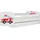 les tendances Kinderbett Feuerwehr 80 x 160 cm MDF weiß