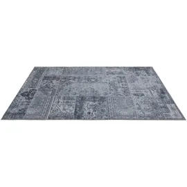 OBSESSION Teppich "Avantgarde 105", grau, B:120cm H:8mm L:170cm, Polyester, Teppiche, Teppich, modernes Patchwork Design, waschbar, In- und Outdoor, Balkon, Terrasse