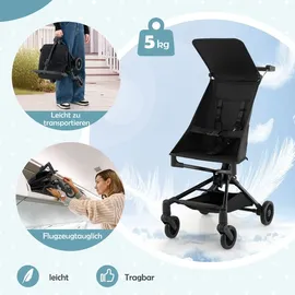 Costway Reisebuggy Schwarz