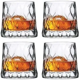 Pasabahce Leafy Old Fashioned Whiskyglas 0,3 l 4er-Set