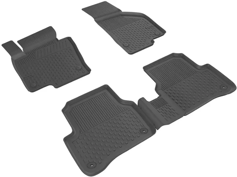 Gummifußmatten für VW Passat B6 2005-10 Sahler