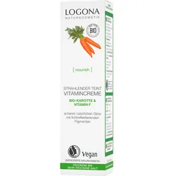 Logona Nourish Strahlender Teint Vitamincreme Bio-Karotte & Vitamin F Gesichtscreme 30 ml