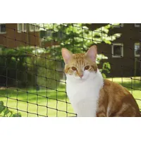Nobby Katzenschutznetz schwarz Größe S 2 x 3 m