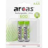 Arcas 5x Alpalium AAA - Accu 2er Blister Akku 600 mAh NiMh HR03 1,2V