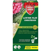 Protect Garden Lizetan Plus Combistäbchen Langzeit-Schädlingsfrei und Premium-Dünger in Einem, 100 Stück