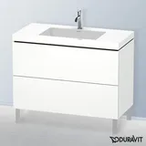 Duravit Vero Air Waschtisch mit L-Cube Waschtischunterschrank mit 2 Auszüge, LC6938O1818