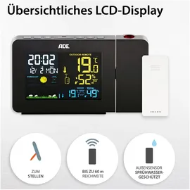 Tchibo - ADE Wetterstation mit Funk-Außensensor und Projektion