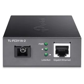 TP-Link TL-FC311A-2, Gigabit WDM Media-Konverter (Gigabit-RJ-45-Anschluss, Gigabit-SC-Glasfaseranschluss, Erweiterterung der Glasfaserdistanz bis zu 2 km)
