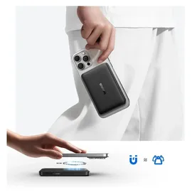 Baseus EnerFill FM12 Magnetic Power Bank 22.5W 10000mAh Black 10000 mAh, 22.50 W, Schwarz