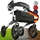 eloneo Outdoor Rollator Aluminium faltbar mit Sitz Silber