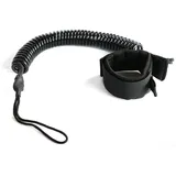 FWORUAIS SUP Leash, Sup Zubehör, Surfboard Leash Board Sup Sicherheitsleine, Schwarz 10ft 5mm Leash für Erwachsene