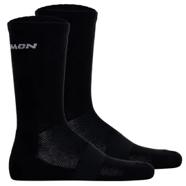 Salomon Evasion Crew Wandersocken 2er Pack Schwarz 39-41