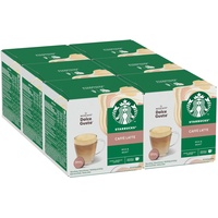 STARBUCKS Caffè Latte By Nescafé Dolce Gusto Kaffeekapseln 6 X 12 (72 Kapseln)