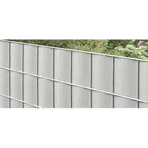 Floraworld Sichtschutzstreifen 201,5 x 19 cm Silbergrau 5 Stk.
