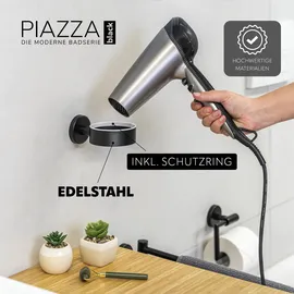 bremermann Haartrocknerhalter Piazza schwarz