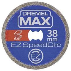 DREMEL Trennscheibe MAX Premium Metall Trennscheibe, Ø 38.1 mm, (1x SC456), Trennscheibe gerade