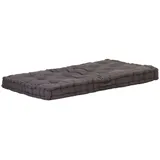 vidaXL Palettenkissen Baumwolle 120×80×10 cm Anthrazit