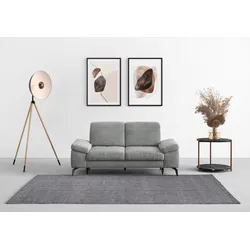 2-Sitzer SIT & MORE "Cabana", silber, B:191cm H:84cm T:123cm, 100% Polyester, Sofas, Breite 191 cm, wahlweise mit Sitztiefen- und Kopfteilfunktion