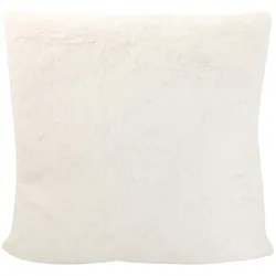 Deko Kissen 45x45cm weifl Fellimitat einseitig Sofakissen Zierkissen