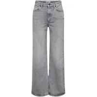 Only Jeans Juicy mit weitem Bein in Grau-W31 /