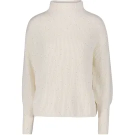 Zero Strickpullover mit Paillettenbesatz, Offwhite, 44