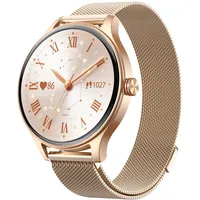 Fitpolo Smartwatch Damen mit Telefonfunktion, 1,57" HD Touch-Screen Smart Watch, 110+ Sportmodi Fitnessuhr mit Herzfrequenz/ SpO2/ Schlaf Monitor Schrittzähler, IP68 Wasserdicht Sportuhr Roségold
