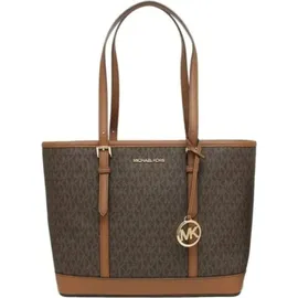 Michael Kors Jet Set Travel Handtasche Leder Brown