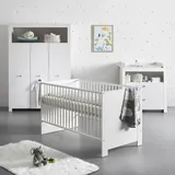 Bessagi Kids Babyzimmer Olivia 3-tlg. weiß