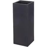 Spetebo Pflanzkübel eckig anthrazit 80 cm