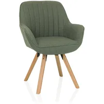 hjh living Polsterstuhl Scandi Soft Polyester salbei