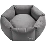 Hunter Orthopädisches Hundesofa Merida 6-eckig anthrazit 1,1 m, 35 cm, 1,1 m